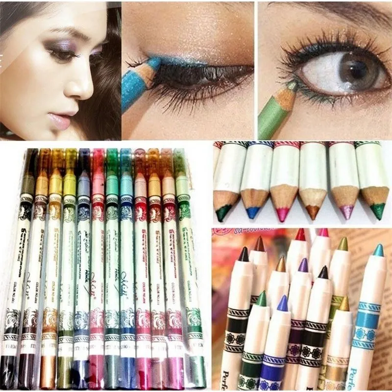 🔥 Transform Your Look with 12 Vibrant Colors – The Ultimate 3-in-1 Makeup Pencil Set! 🔥