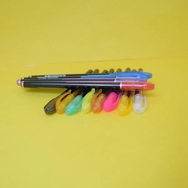 12 Different  Glitter Colors, Gel Pen Best Gift For Coloring Kids. ( Price for 1 piece)