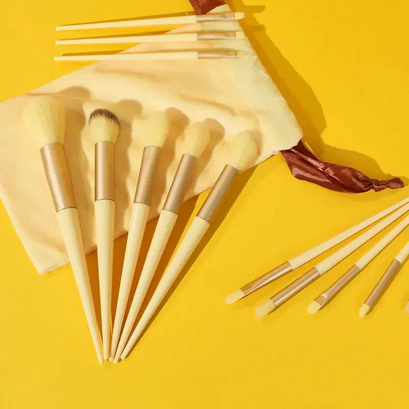 13-Piece Fluffy Makeup Brush Set