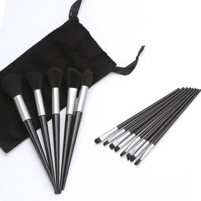 13-Piece Fluffy Makeup Brush Set