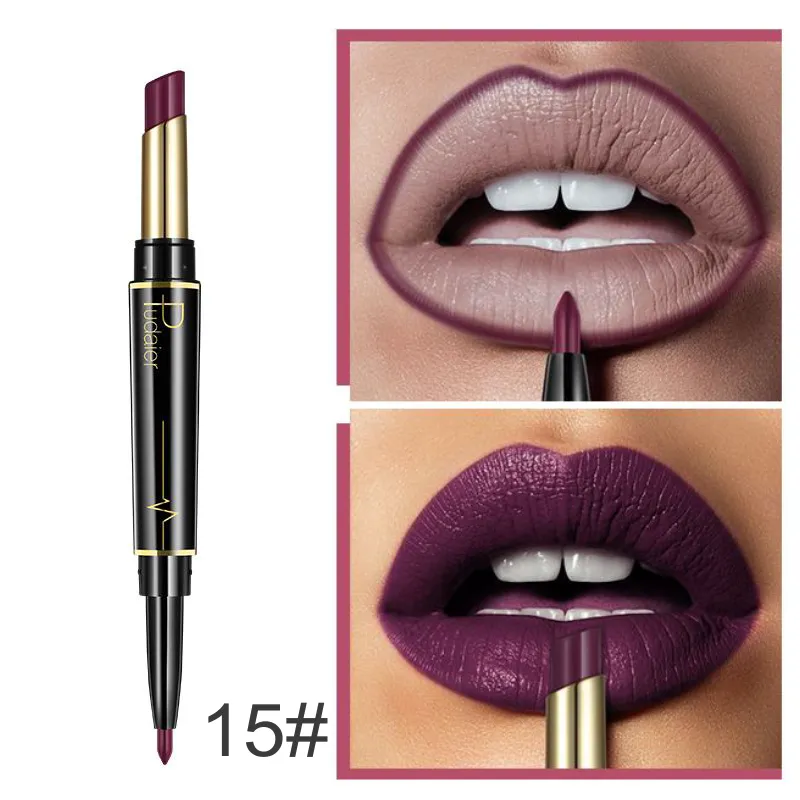 16 Color Long Lasting Lipstick   Lip Liner Combo