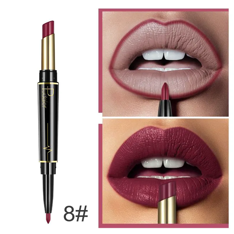 16 Color Long Lasting Lipstick   Lip Liner Combo