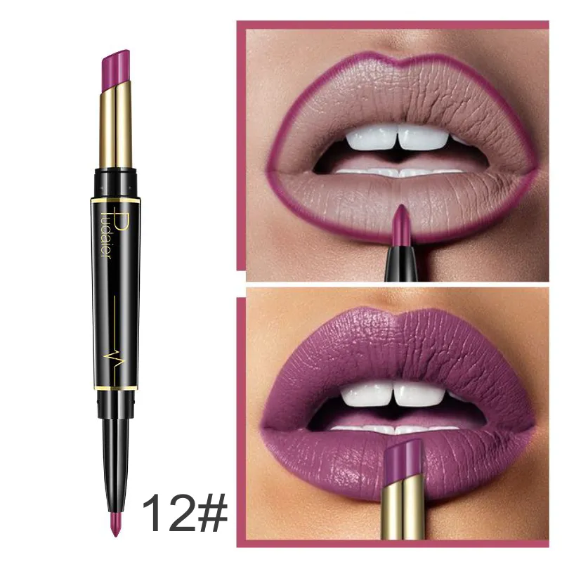 16 Color Long Lasting Lipstick   Lip Liner Combo