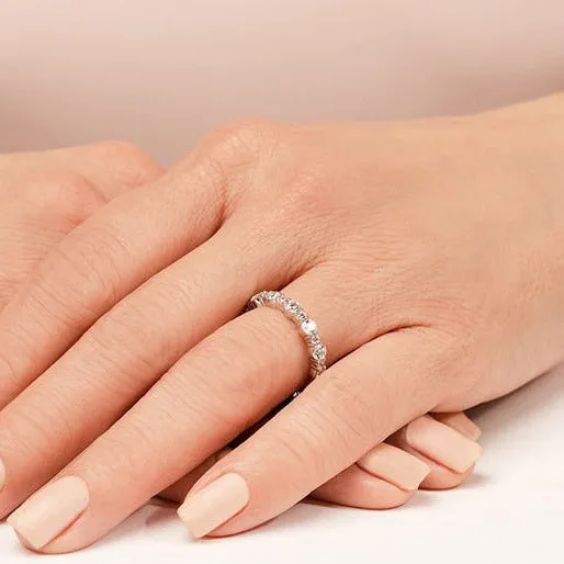 1.65 ct. Round Diamond Eternity Wedding Band