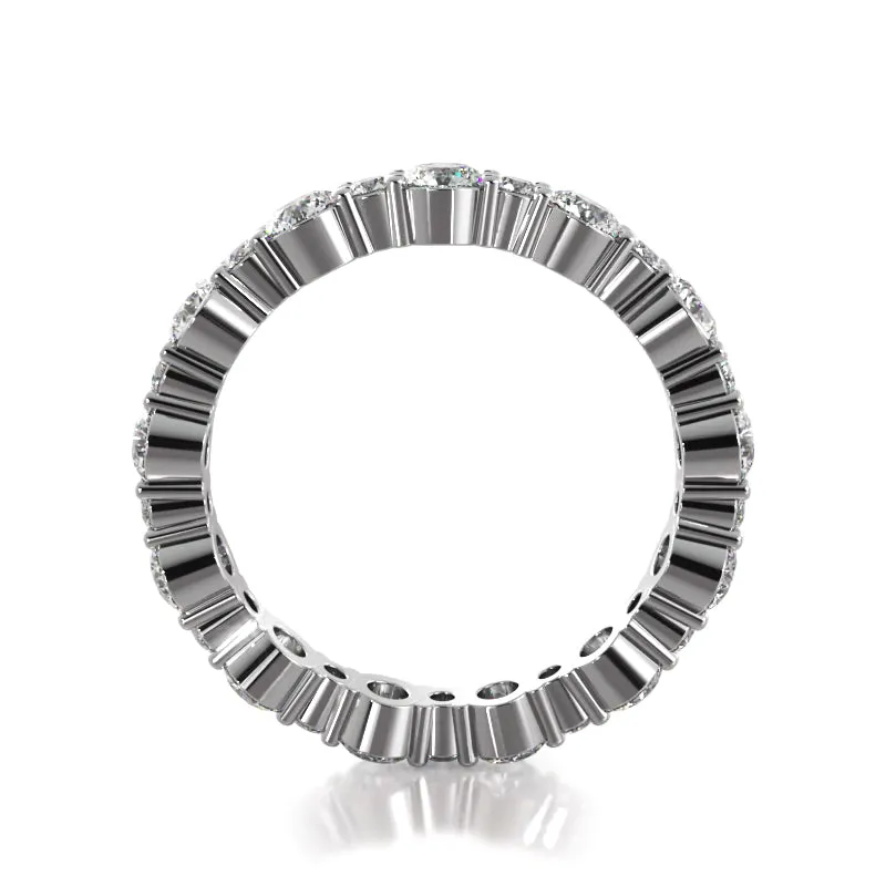 1.65 ct. Round Diamond Eternity Wedding Band