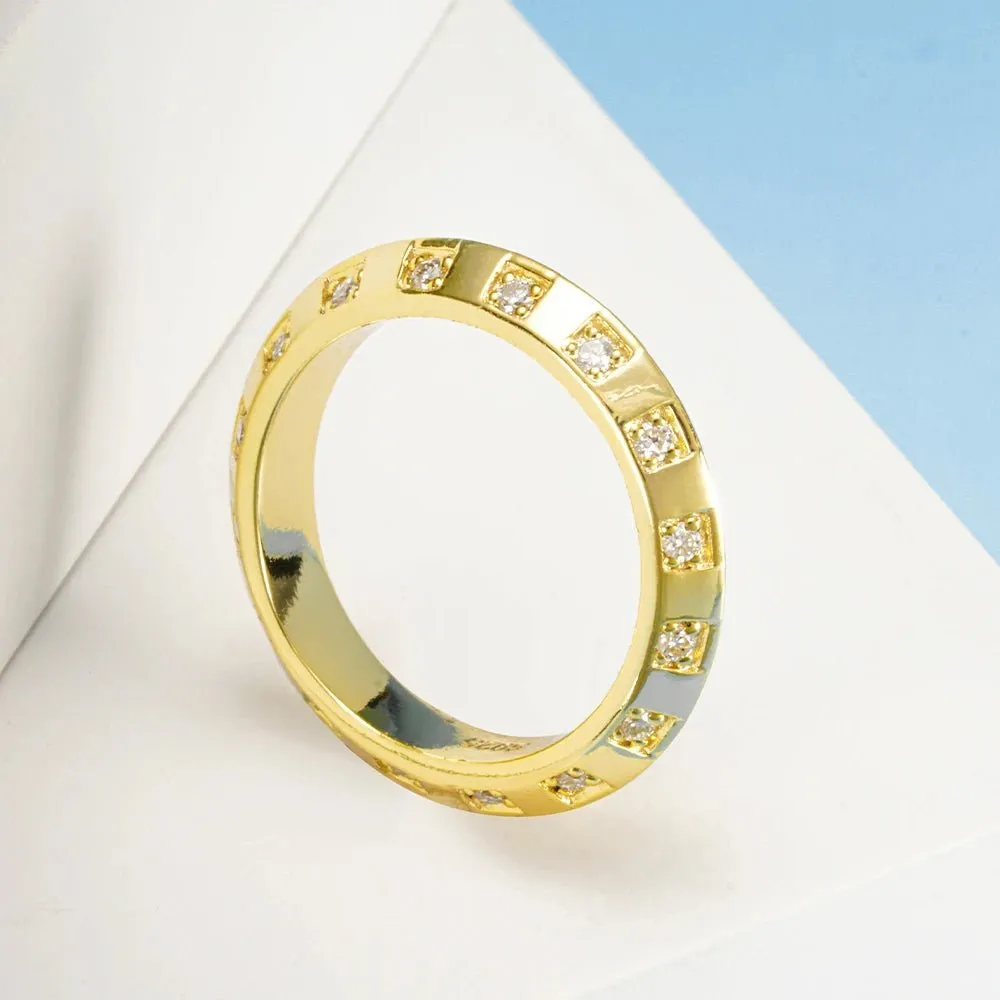 1.8mm Round Diamond Eternity Wedding Band