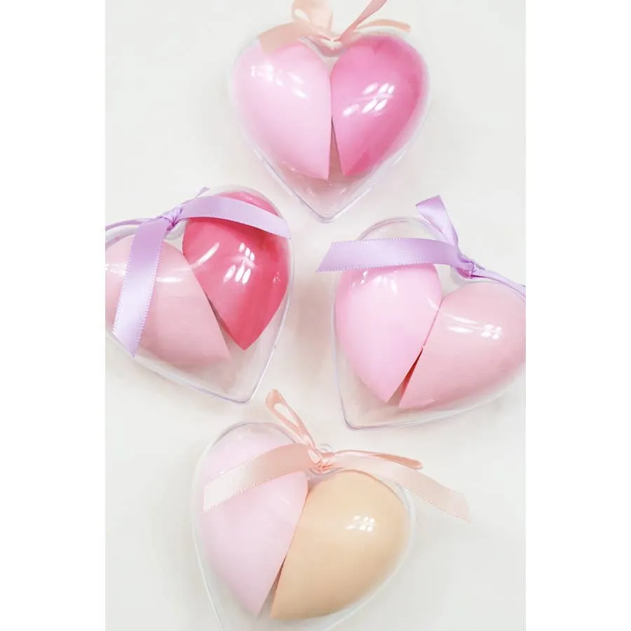 2 pk Beauty Blender in Heart Shape