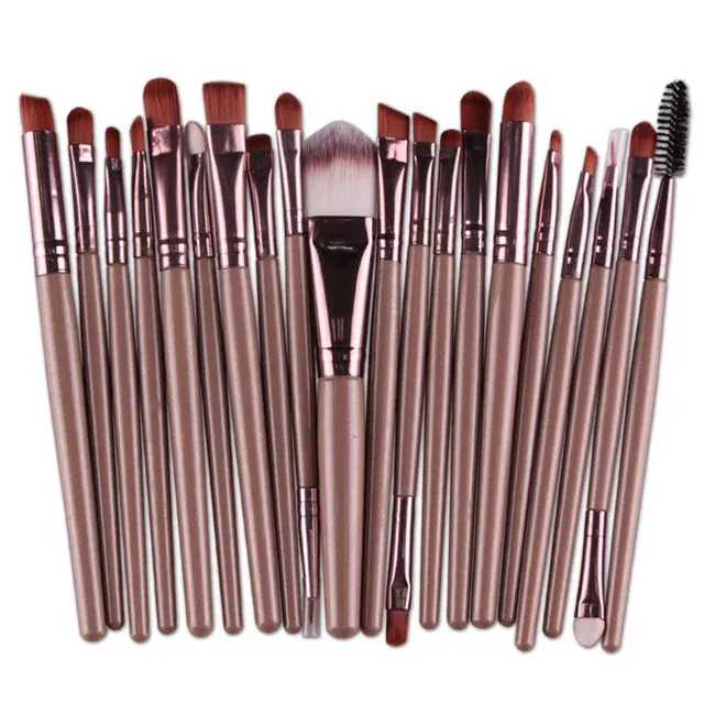 20-Piece Super Soft Makeup Brush Set