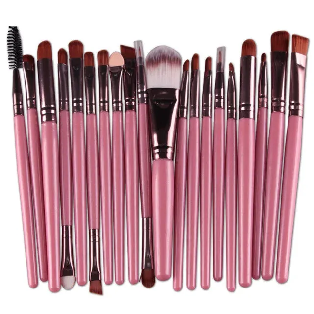 20-Piece Super Soft Makeup Brush Set