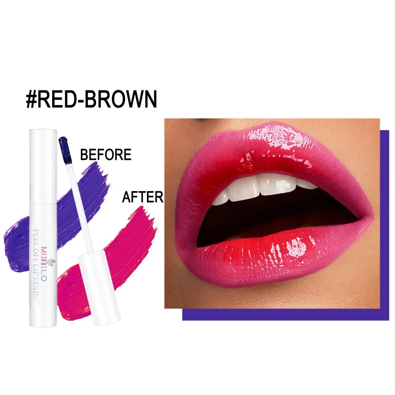 3 Colors peel off lipstick set
