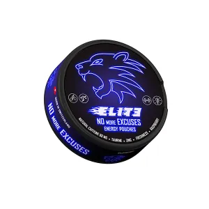 80mg Elite Raspberry Energy Caffeine Pouches - 22 Pouches