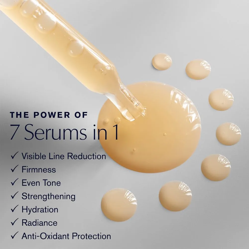Advanced Night Repair Face Serum Synchronized Multi-Recovery Complex with Hyaluronic Acid & Peptides | anti Aging & Hydrating