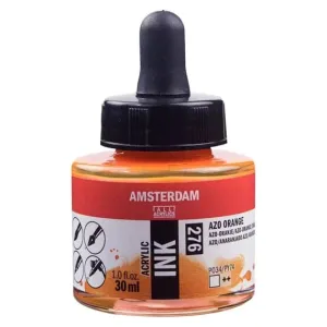Amsterdam Acrylic Inks 30ml - Azo Orange