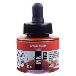 Amsterdam Acrylic Inks 30ml - Burnt Sienna