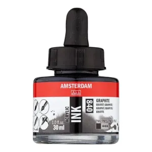 Amsterdam Acrylic Inks 30ml - Graphite