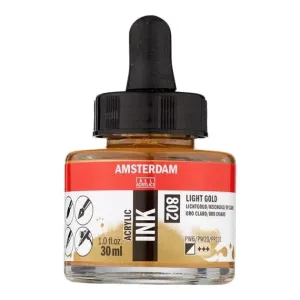 Amsterdam Acrylic Inks 30ml - Light Gold
