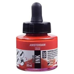 Amsterdam Acrylic Inks 30ml - Naphthol Red Deep