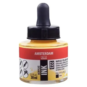 Amsterdam Acrylic Inks 30ml - Naples Yellow Deep