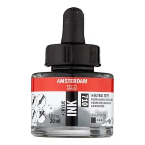 Amsterdam Acrylic Inks 30ml - Neutral Grey