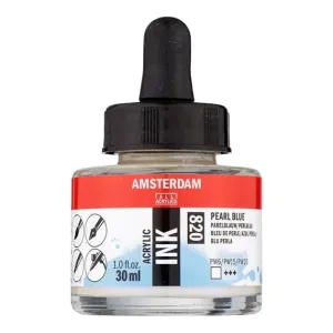 Amsterdam Acrylic Inks 30ml - Pearl Blue