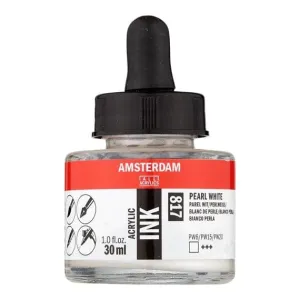 Amsterdam Acrylic Inks 30ml - Pearl White