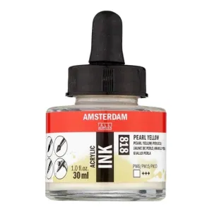 Amsterdam Acrylic Inks 30ml - Pearl Yellow
