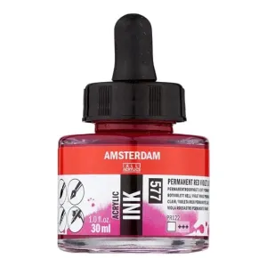 Amsterdam Acrylic Inks 30ml - Permanent Red Violet Light