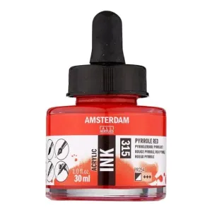 Amsterdam Acrylic Inks 30ml - Pyrrole Red