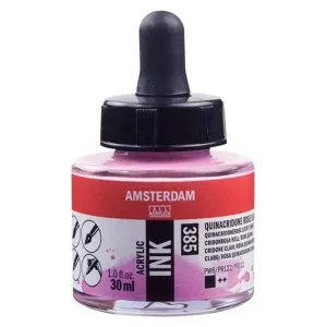 Amsterdam Acrylic Inks 30ml - Quinacridone Rose Light