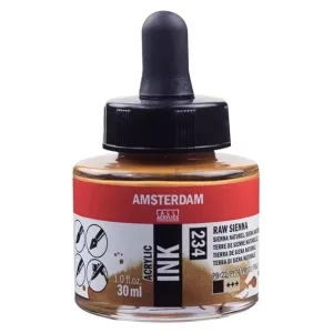Amsterdam Acrylic Inks 30ml - Raw Sienna