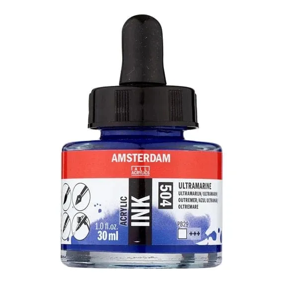 Amsterdam Acrylic Inks 30ml - Ultramarine