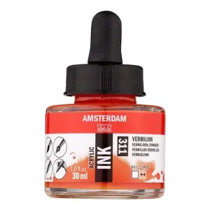 Amsterdam Acrylic Inks 30ml - Vermilion