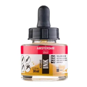 Amsterdam Acrylic Inks 30ml - Yellow Ochre