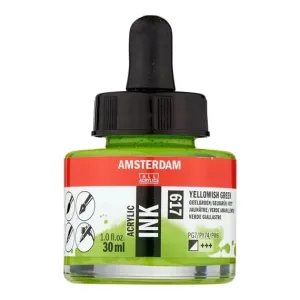 Amsterdam Acrylic Inks 30ml - Yellowish Green
