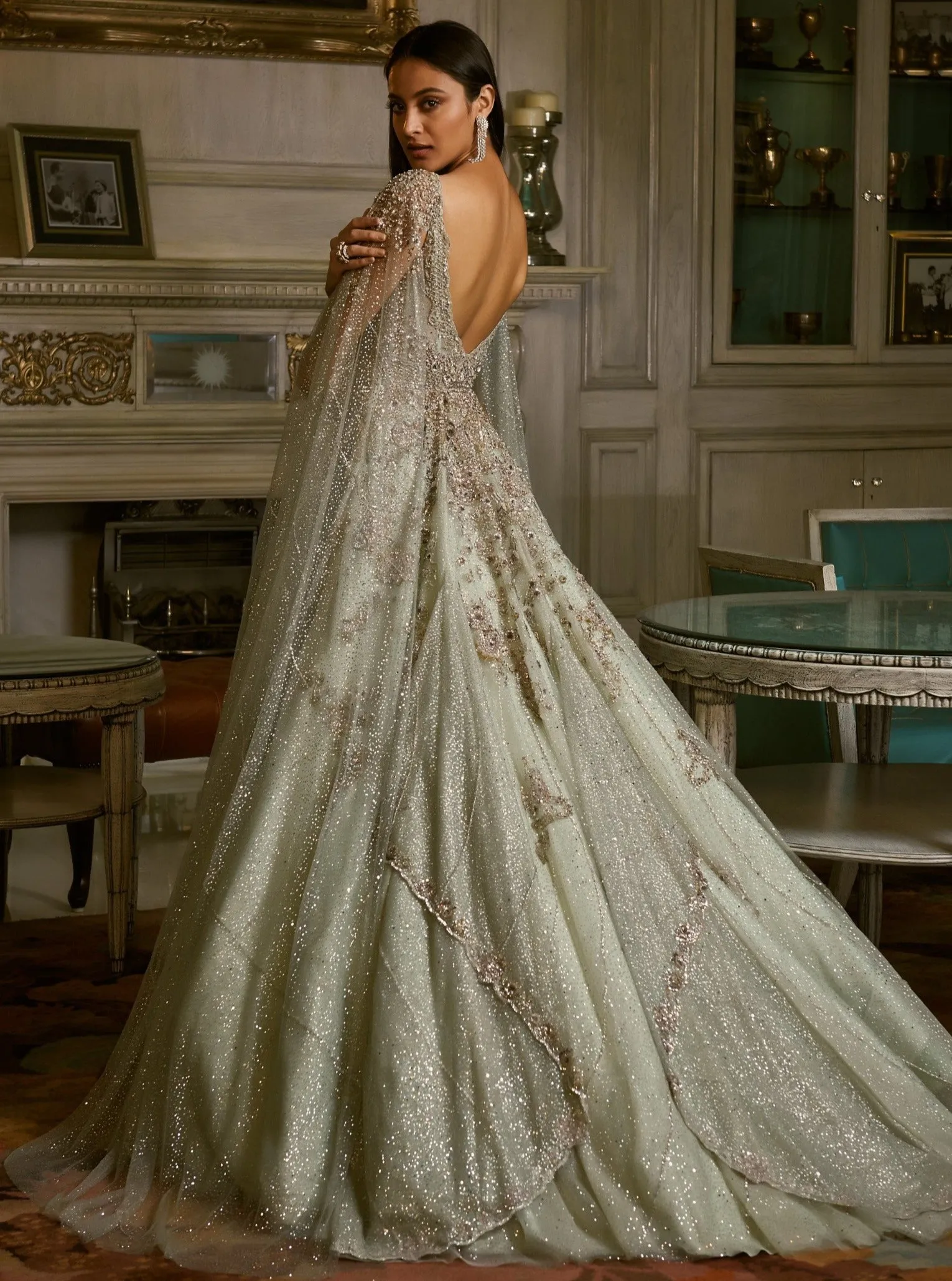 Aqua Mist Green Aphra Gown
