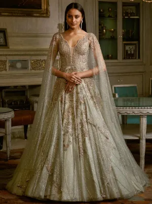 Aqua Mist Green Aphra Gown