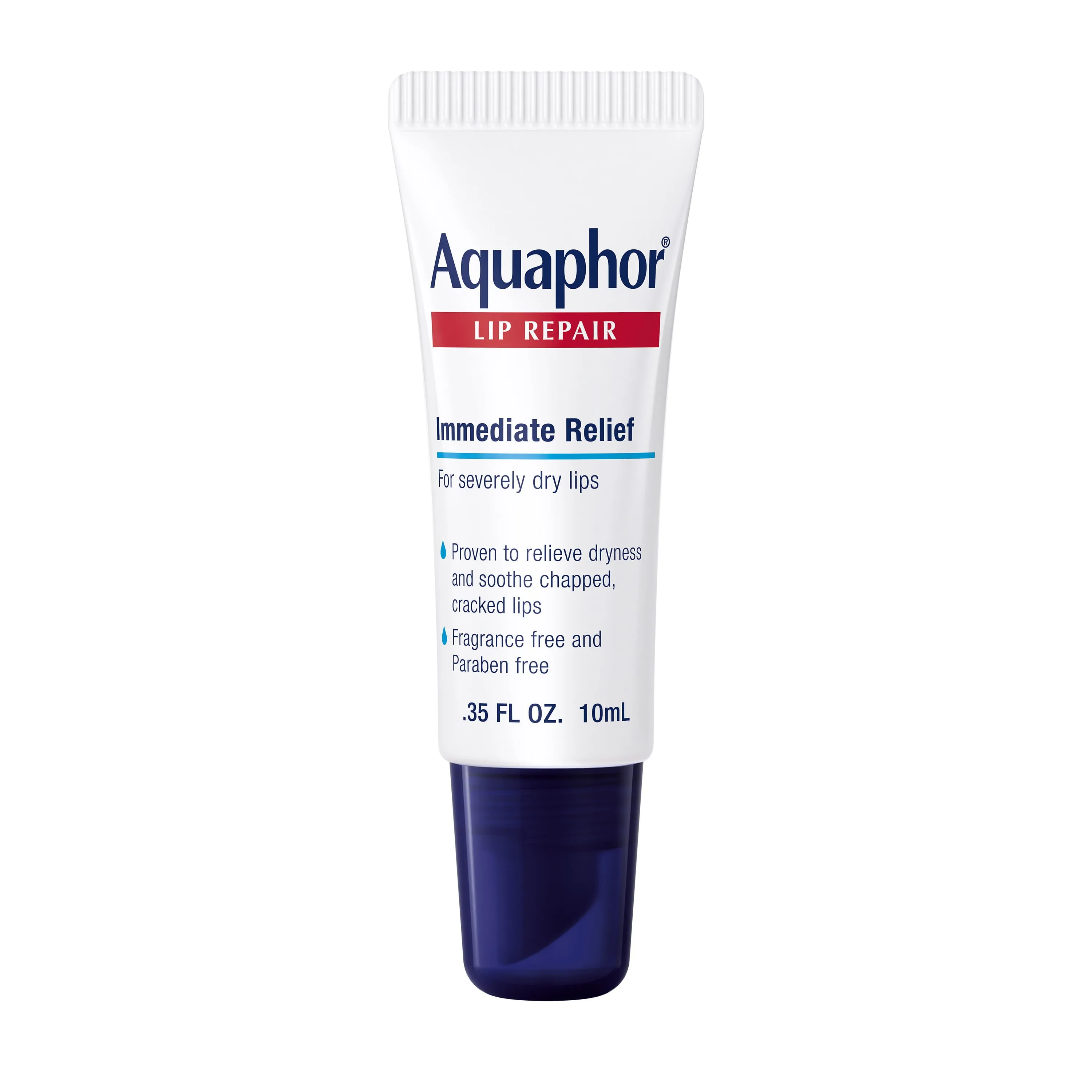 Aquaphor Lip Repair Ointment - Long-lasting Moisture to Soothe Dry Chapped Lips