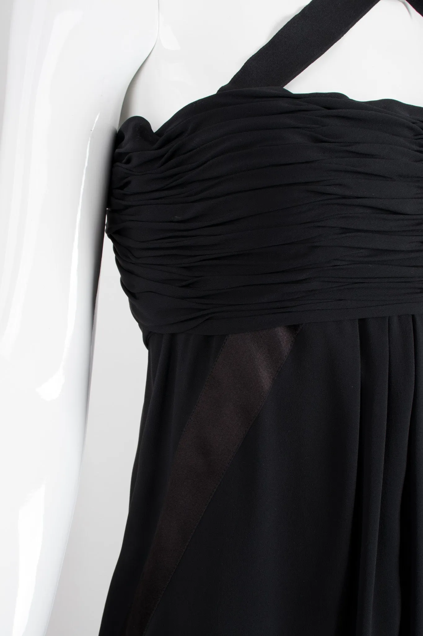 Asymmetrical Chiffon Camelia Dress