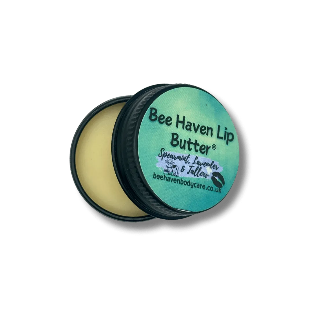 Bee Haven Lip Butter® Spearmint Lavender with Tallow & Beeswax (10g tin)