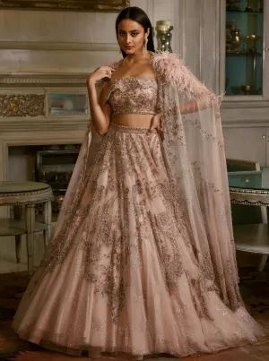 Blush Pink Ilina Lehenga Set