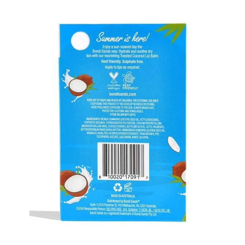 Bondi Sands Lip Balm SPF 50  Toasted Coconut 10g