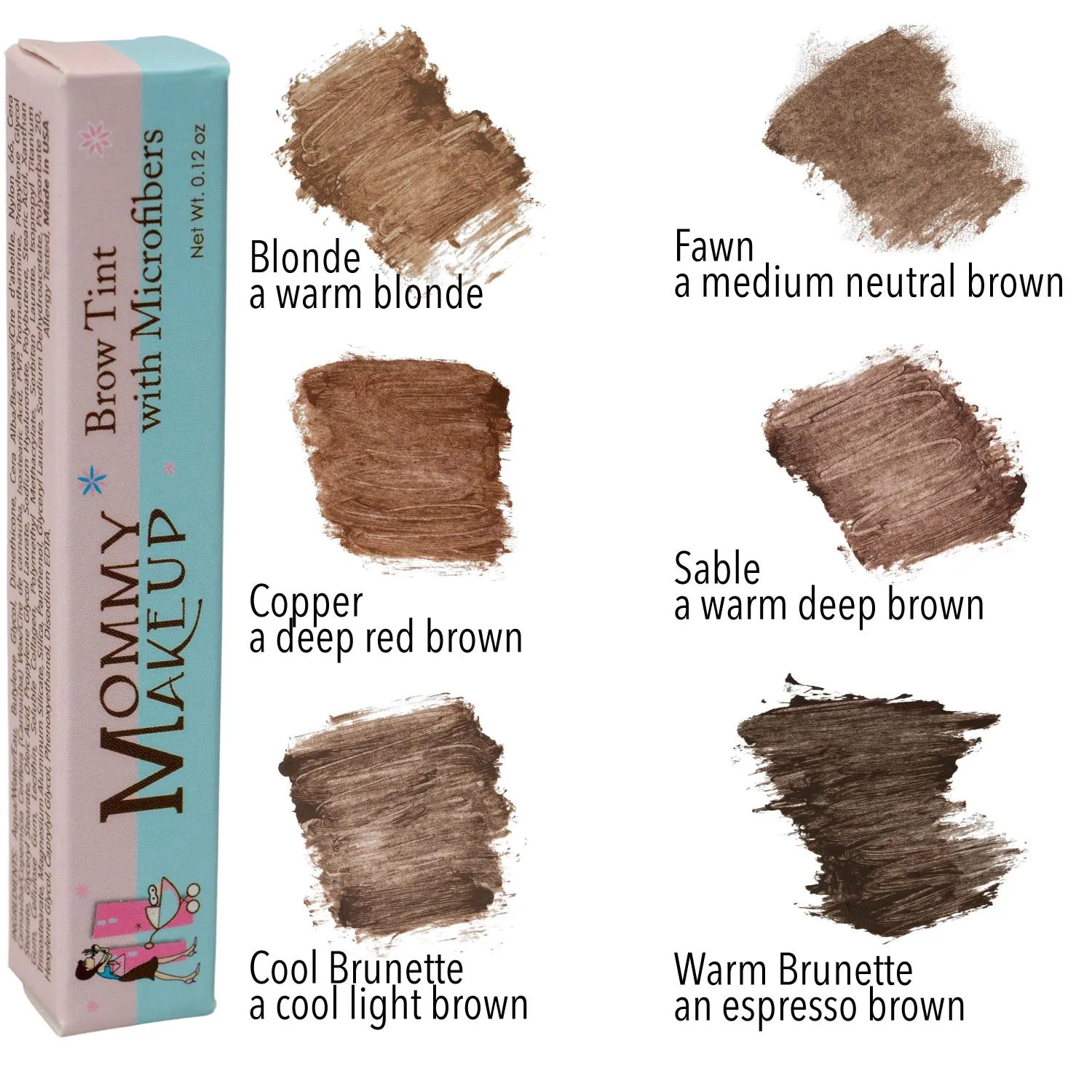 Brow Tint with Microfibers - Tinted Eyebrow Gel - Fawn