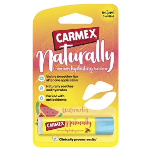 Carmex Naturally Intensely Hydrating Lip Balm Watermelon 4.25g