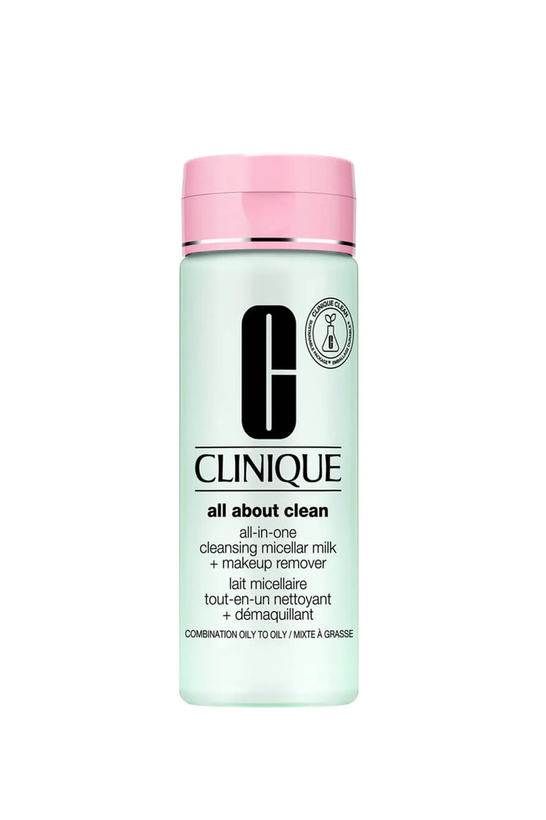 CLINIQUE All About Clean All-In-One Cleansing Micellar Milk   Makeup Remover For Oily Skin 200ml