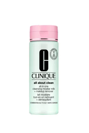 CLINIQUE All About Clean All-In-One Cleansing Micellar Milk   Makeup Remover For Oily Skin 200ml