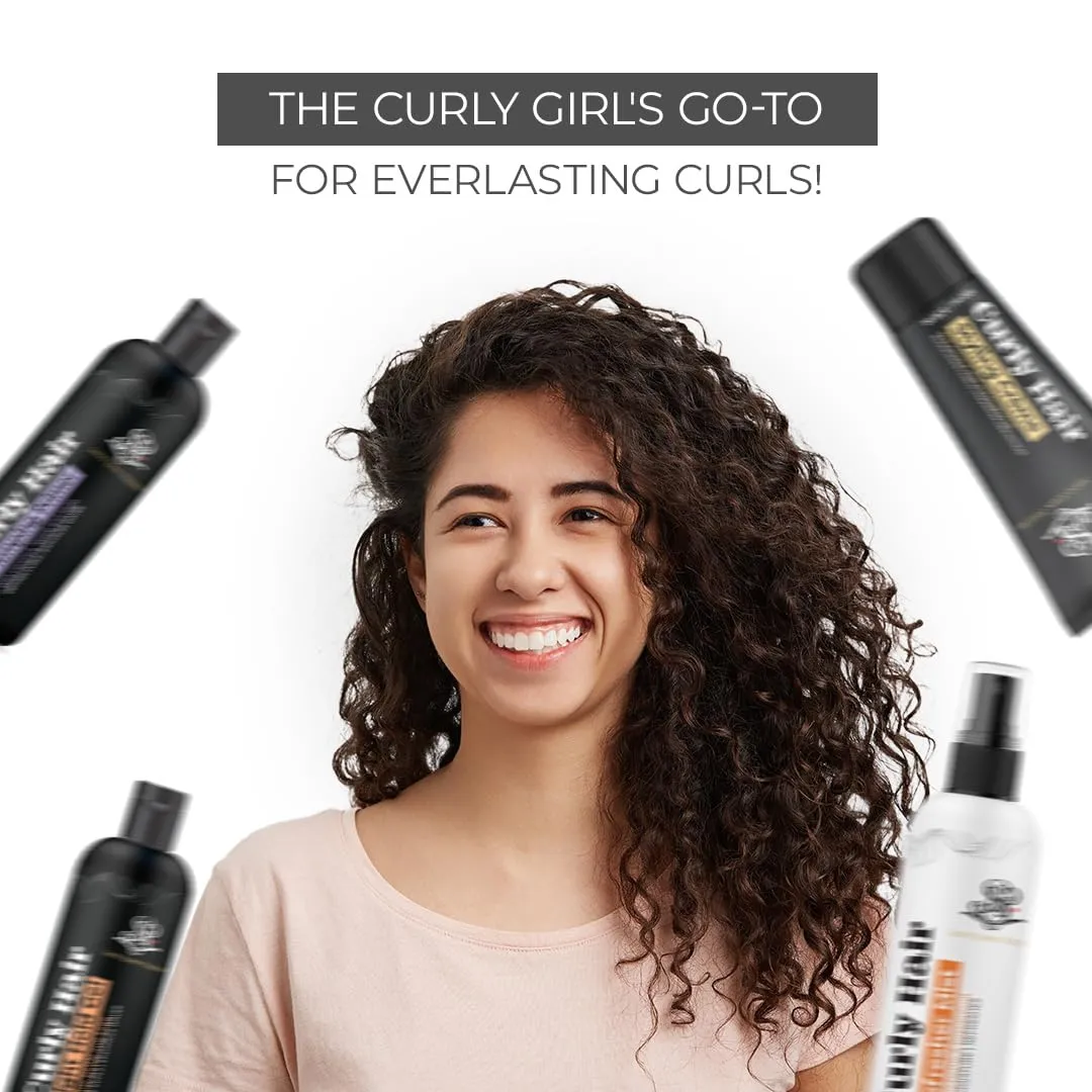 Curly Hair Essentials Set, Curly hair cream, Hair gel light, Plumping primer & Refresher mist, Hair care products for women created by Savio for Prolixr