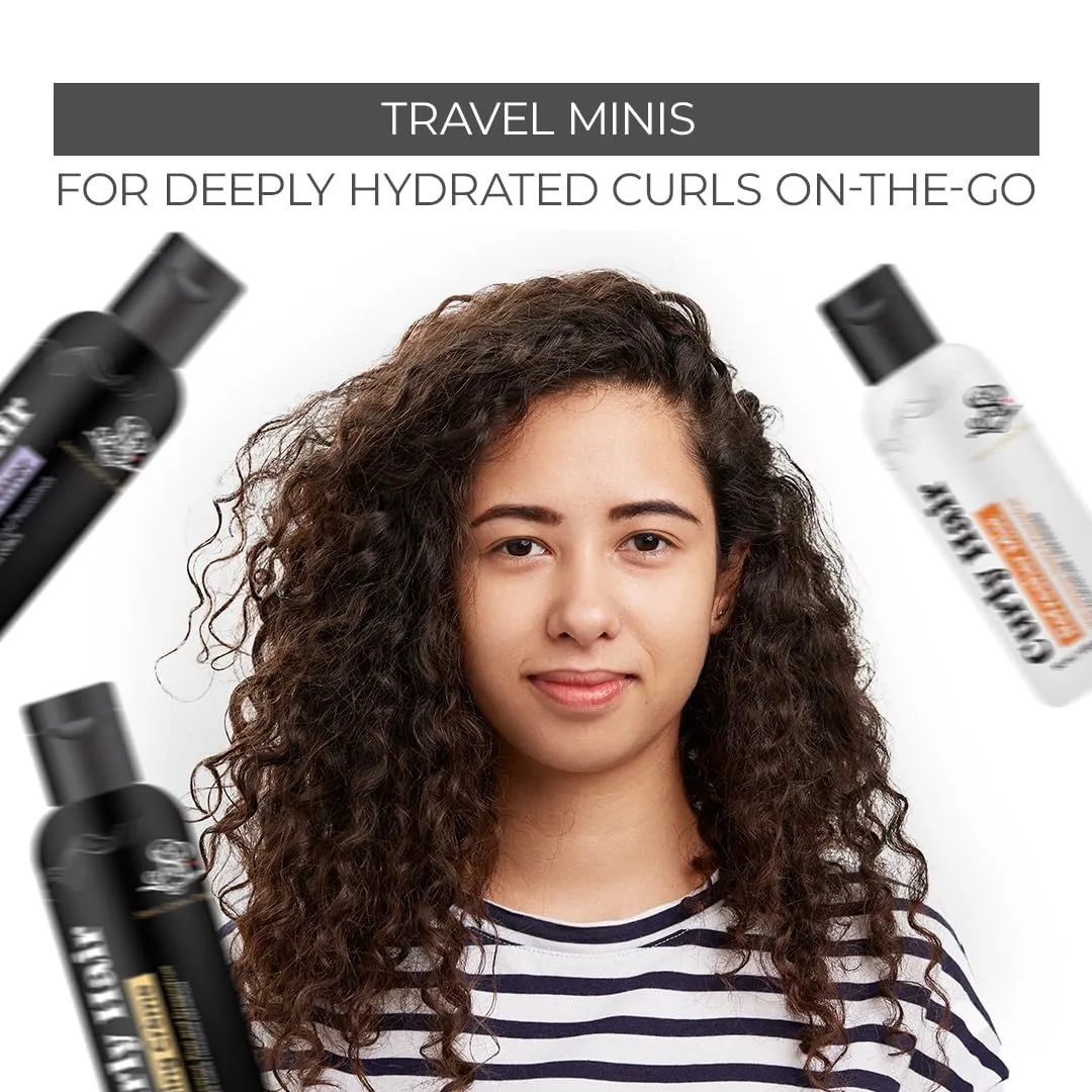 Curly Hair Plumping Primer, Cream and Refresher Mist Set | Frizzy, Curly Hair Products | Hair spray | Hair care for curly hair | Magic hair care for curls | Created by Savio John Pereira (pack of 3)