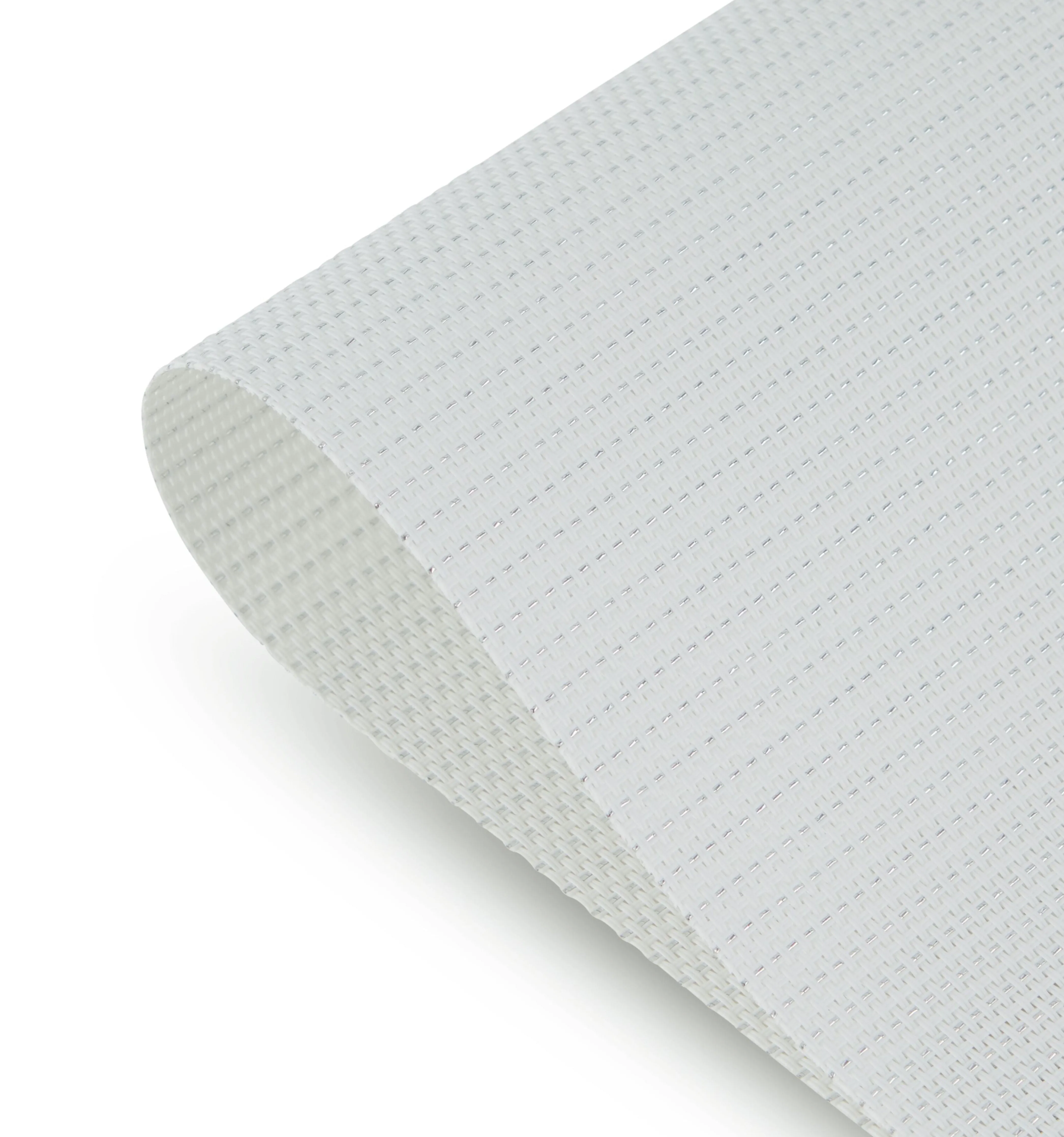 Dainty Home Natural Shimmer Woven Lurex Textilene Crossweave With Embedded Lurex Reversible 13" x 19" Rectangular Placemats