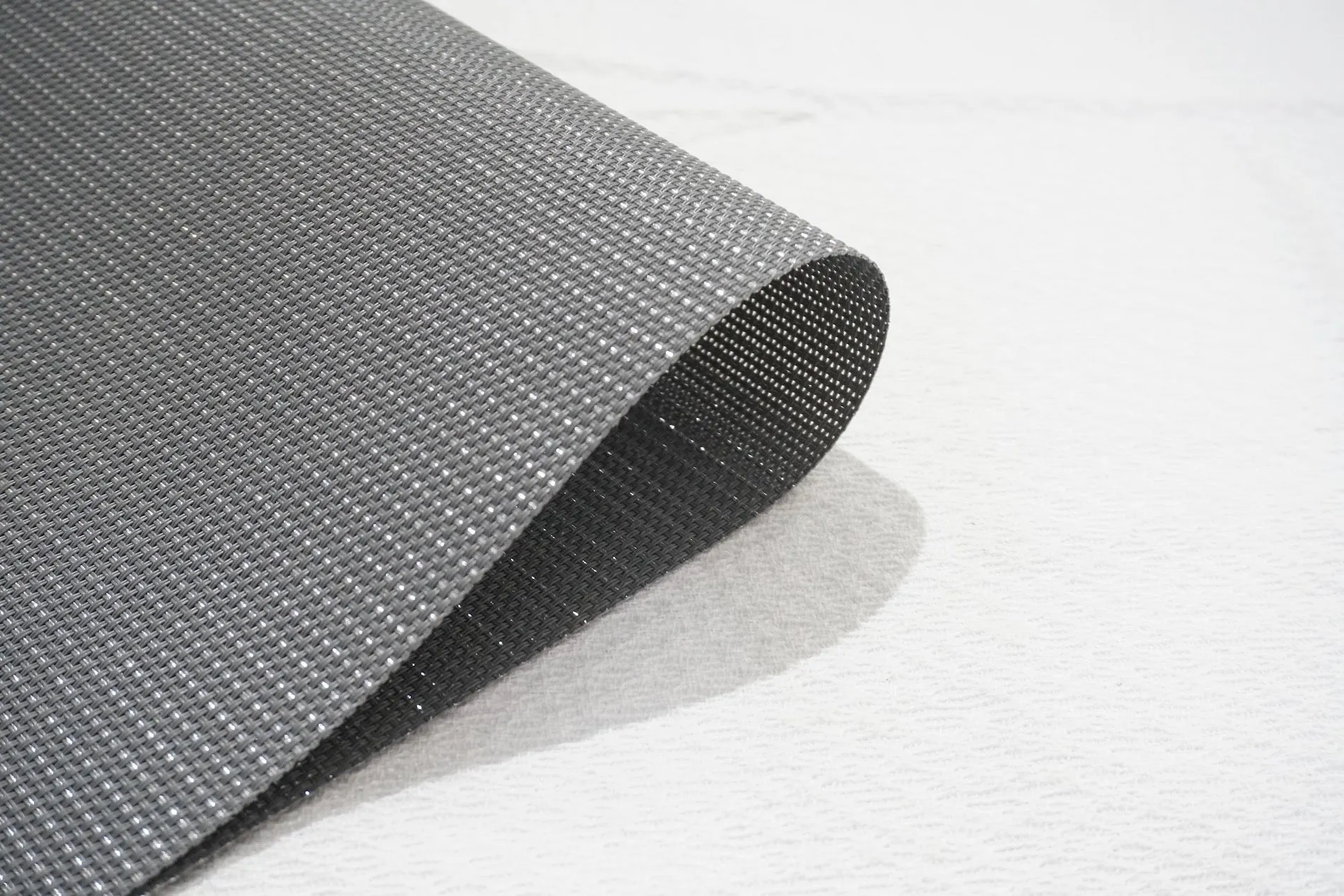 Dainty Home Natural Shimmer Woven Lurex Textilene Crossweave With Embedded Lurex Reversible 15" x 15" Square Placemats