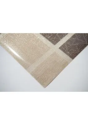 Dainty Home Shimmer Blocks Reversible Metallic Printed Set of 4 Placemats